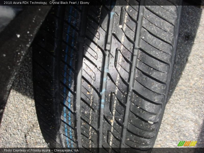 Crystal Black Pearl / Ebony 2010 Acura RDX Technology