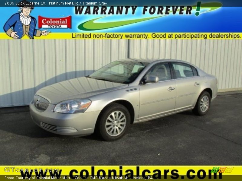 Platinum Metallic / Titanium Gray 2006 Buick Lucerne CX