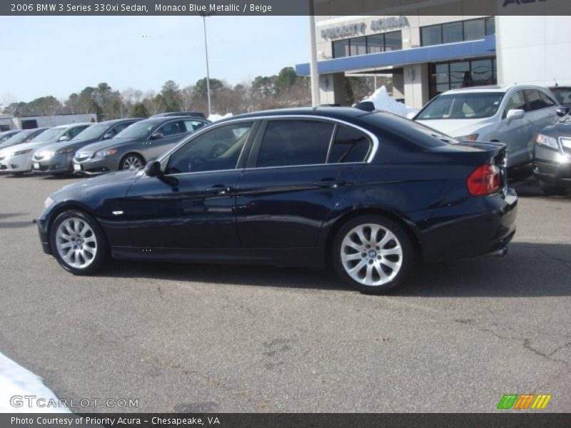 Monaco Blue Metallic / Beige 2006 BMW 3 Series 330xi Sedan