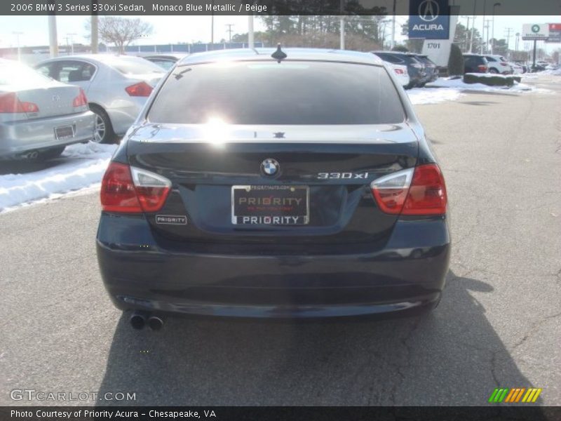 Monaco Blue Metallic / Beige 2006 BMW 3 Series 330xi Sedan