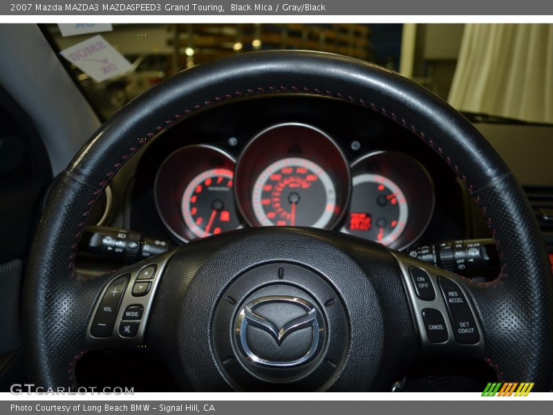 Black Mica / Gray/Black 2007 Mazda MAZDA3 MAZDASPEED3 Grand Touring
