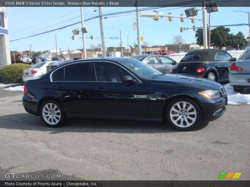 Monaco Blue Metallic / Beige 2006 BMW 3 Series 330xi Sedan