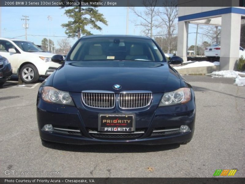 Monaco Blue Metallic / Beige 2006 BMW 3 Series 330xi Sedan