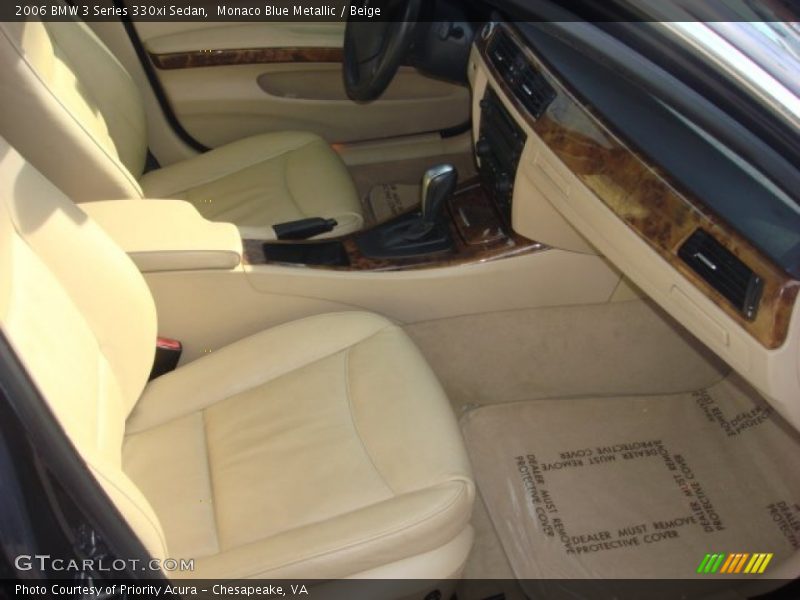 Monaco Blue Metallic / Beige 2006 BMW 3 Series 330xi Sedan