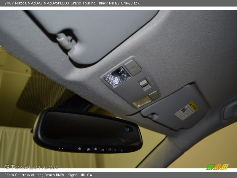 Black Mica / Gray/Black 2007 Mazda MAZDA3 MAZDASPEED3 Grand Touring