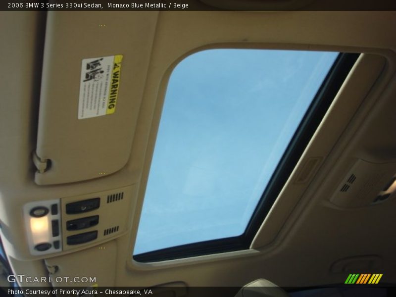 Monaco Blue Metallic / Beige 2006 BMW 3 Series 330xi Sedan
