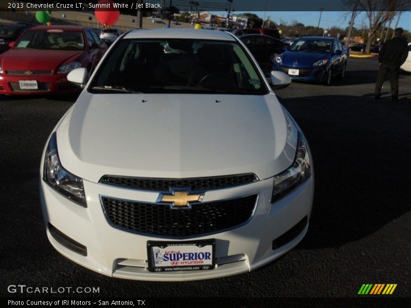 Summit White / Jet Black 2013 Chevrolet Cruze LT