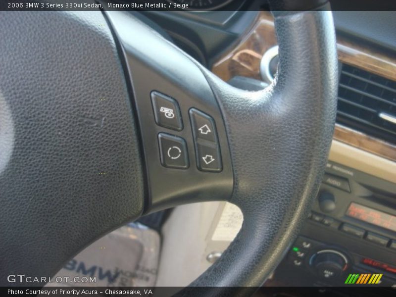 Monaco Blue Metallic / Beige 2006 BMW 3 Series 330xi Sedan