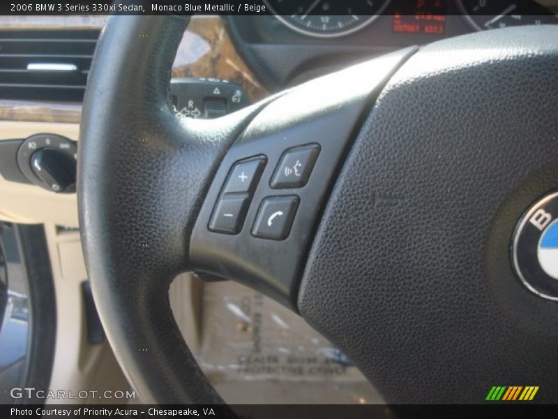 Monaco Blue Metallic / Beige 2006 BMW 3 Series 330xi Sedan