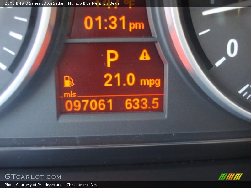 Monaco Blue Metallic / Beige 2006 BMW 3 Series 330xi Sedan