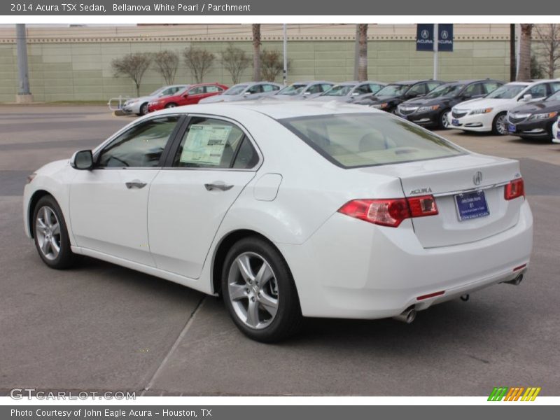Bellanova White Pearl / Parchment 2014 Acura TSX Sedan