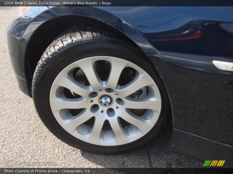 Monaco Blue Metallic / Beige 2006 BMW 3 Series 330xi Sedan