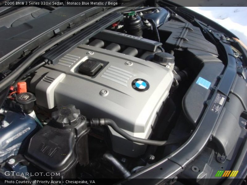 Monaco Blue Metallic / Beige 2006 BMW 3 Series 330xi Sedan