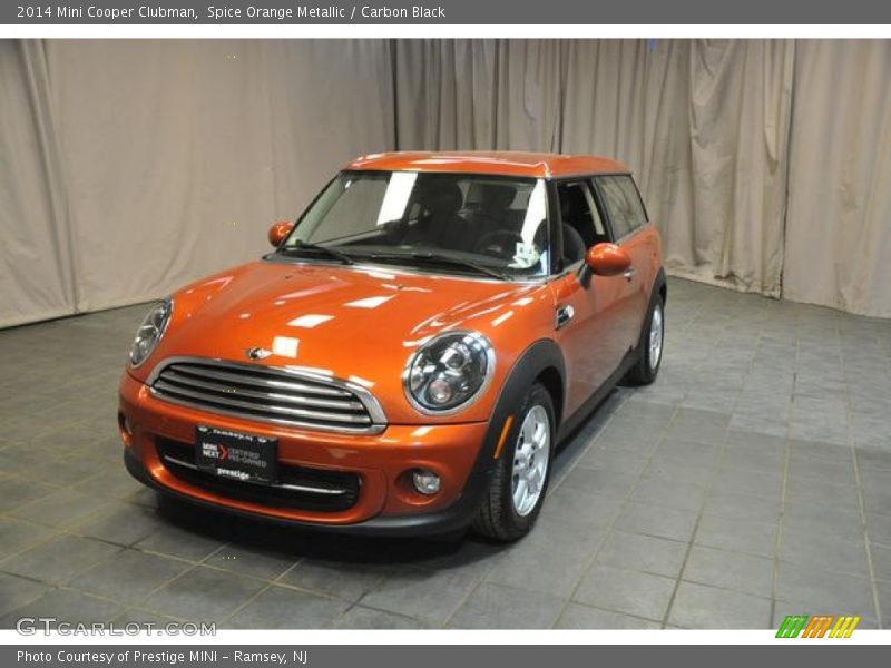 Spice Orange Metallic / Carbon Black 2014 Mini Cooper Clubman