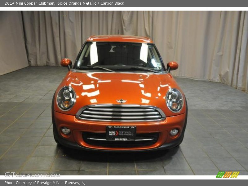 Spice Orange Metallic / Carbon Black 2014 Mini Cooper Clubman