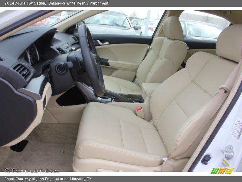 Front Seat of 2014 TSX Sedan