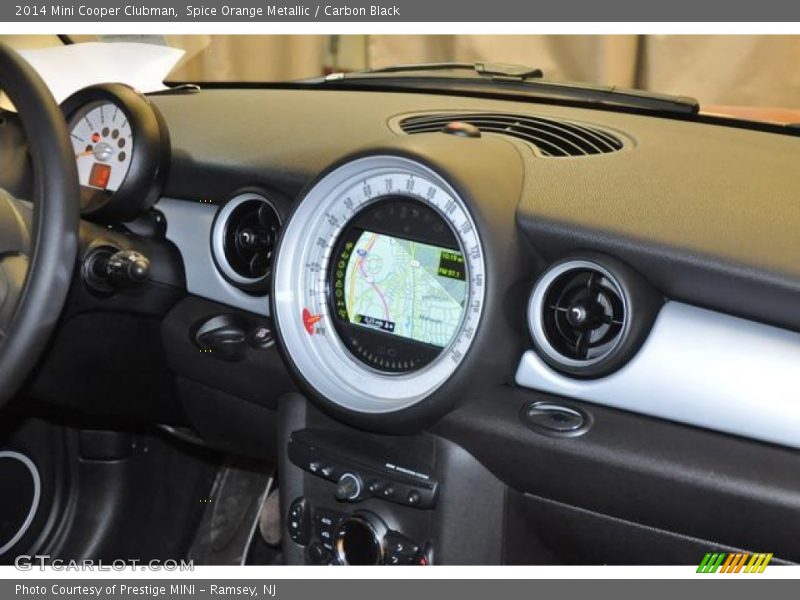 Spice Orange Metallic / Carbon Black 2014 Mini Cooper Clubman