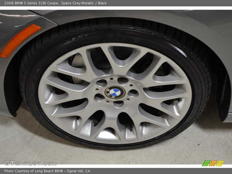 Space Grey Metallic / Black 2008 BMW 3 Series 328i Coupe