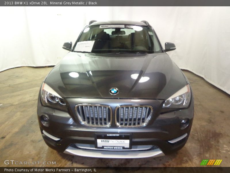 Mineral Grey Metallic / Black 2013 BMW X1 xDrive 28i