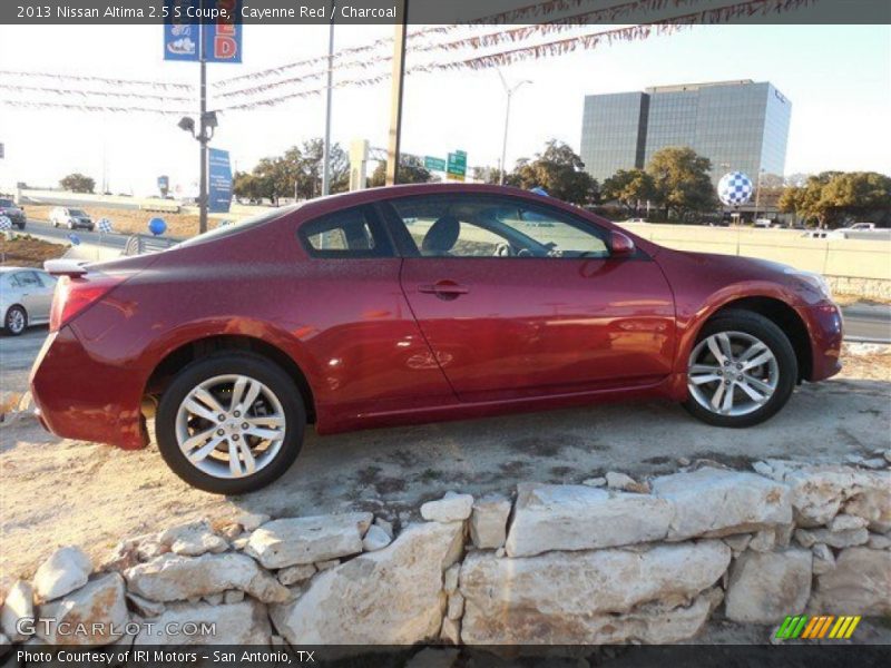 Cayenne Red / Charcoal 2013 Nissan Altima 2.5 S Coupe