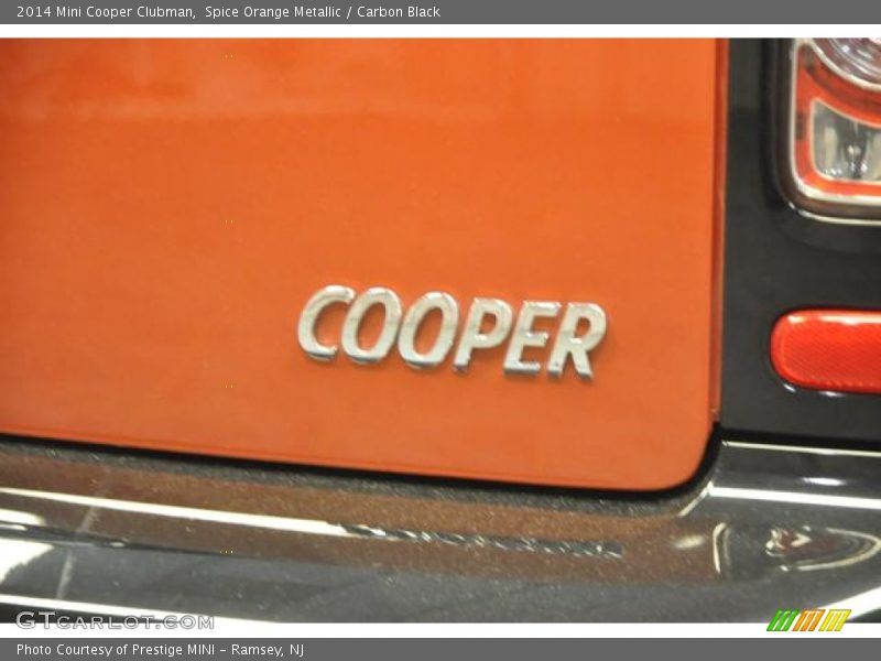 Spice Orange Metallic / Carbon Black 2014 Mini Cooper Clubman