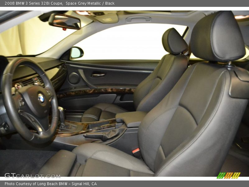 Space Grey Metallic / Black 2008 BMW 3 Series 328i Coupe