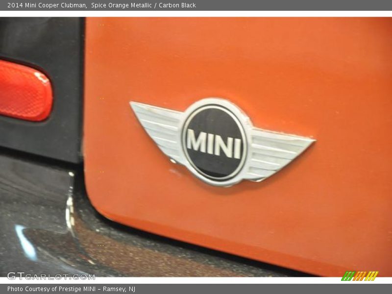 Spice Orange Metallic / Carbon Black 2014 Mini Cooper Clubman