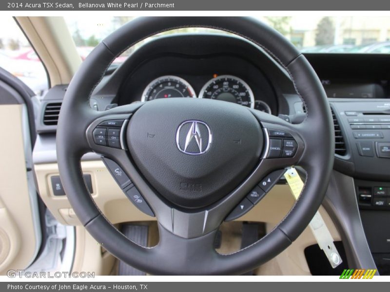 Bellanova White Pearl / Parchment 2014 Acura TSX Sedan