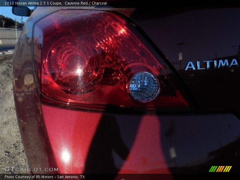 Cayenne Red / Charcoal 2013 Nissan Altima 2.5 S Coupe