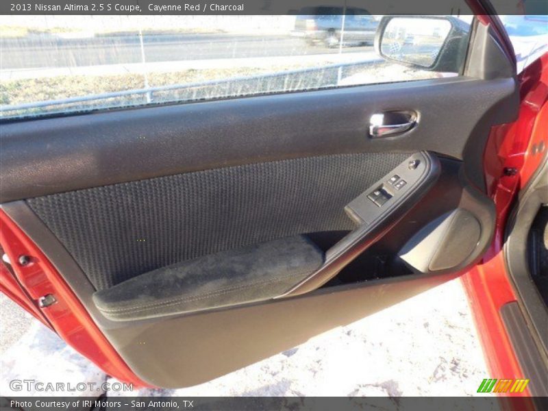 Cayenne Red / Charcoal 2013 Nissan Altima 2.5 S Coupe