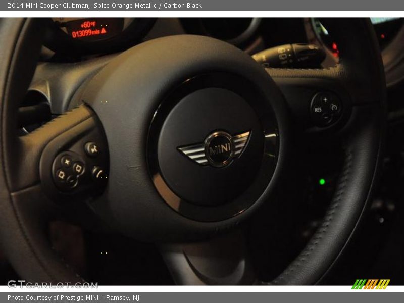Spice Orange Metallic / Carbon Black 2014 Mini Cooper Clubman