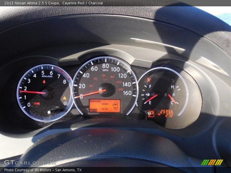 Cayenne Red / Charcoal 2013 Nissan Altima 2.5 S Coupe