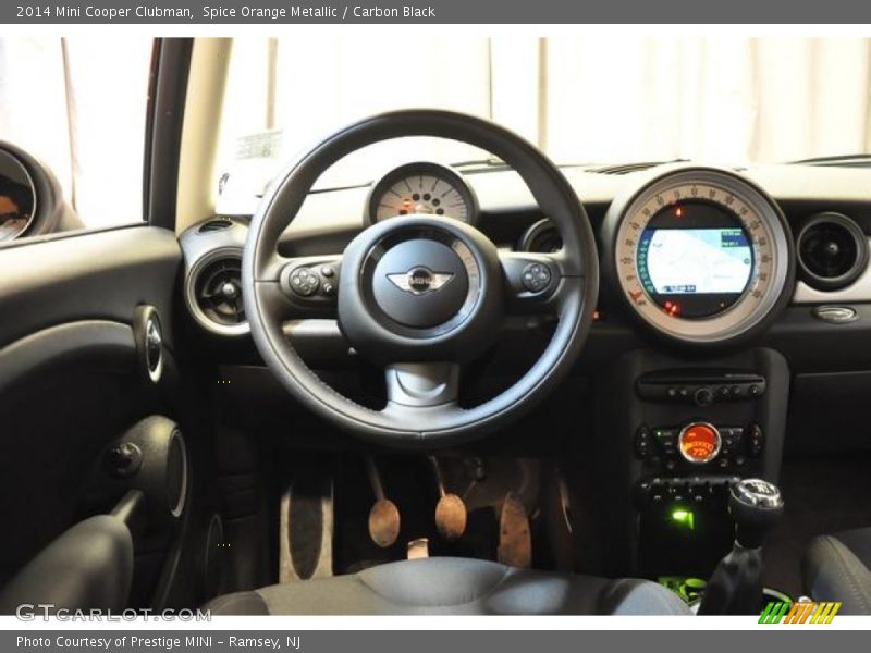Spice Orange Metallic / Carbon Black 2014 Mini Cooper Clubman