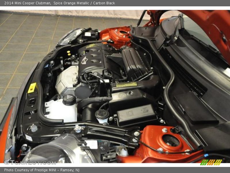 Spice Orange Metallic / Carbon Black 2014 Mini Cooper Clubman