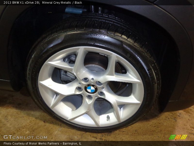 Mineral Grey Metallic / Black 2013 BMW X1 xDrive 28i