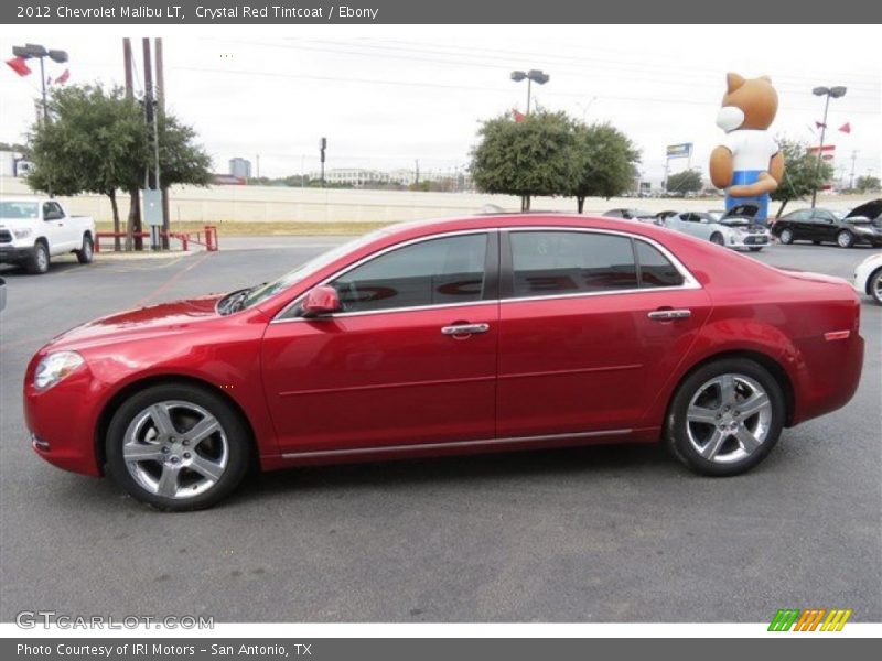 Crystal Red Tintcoat / Ebony 2012 Chevrolet Malibu LT