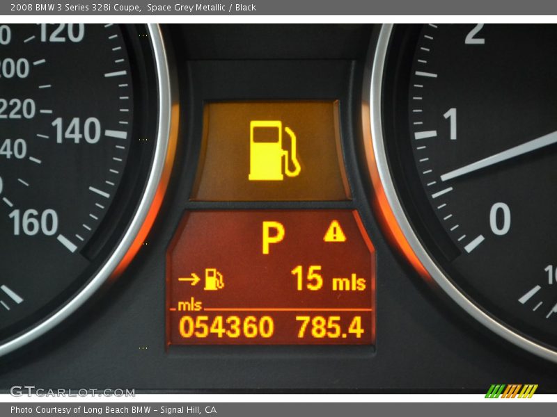 Space Grey Metallic / Black 2008 BMW 3 Series 328i Coupe