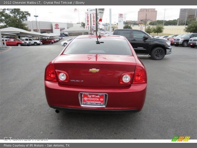 Crystal Red Tintcoat / Ebony 2012 Chevrolet Malibu LT