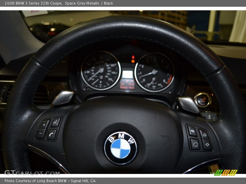 Space Grey Metallic / Black 2008 BMW 3 Series 328i Coupe