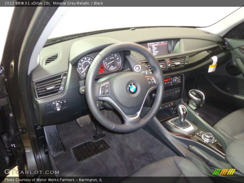 Mineral Grey Metallic / Black 2013 BMW X1 xDrive 28i