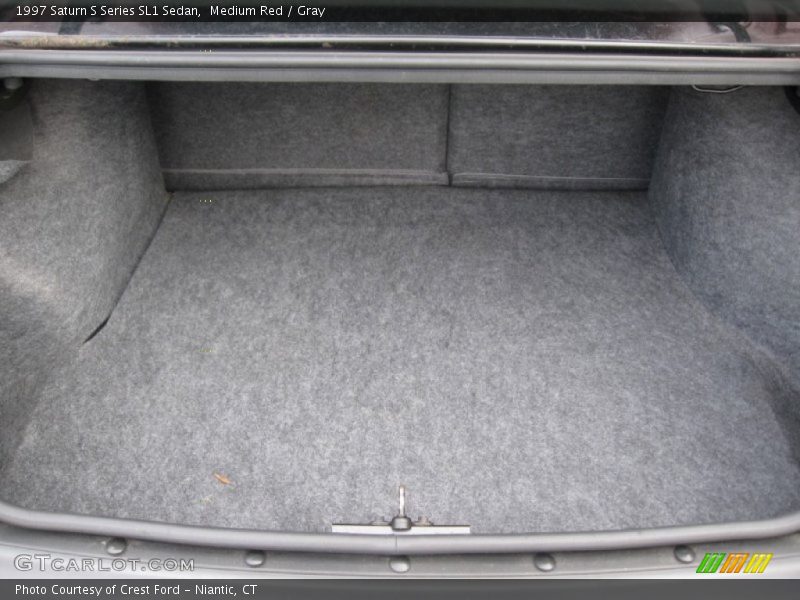 Medium Red / Gray 1997 Saturn S Series SL1 Sedan