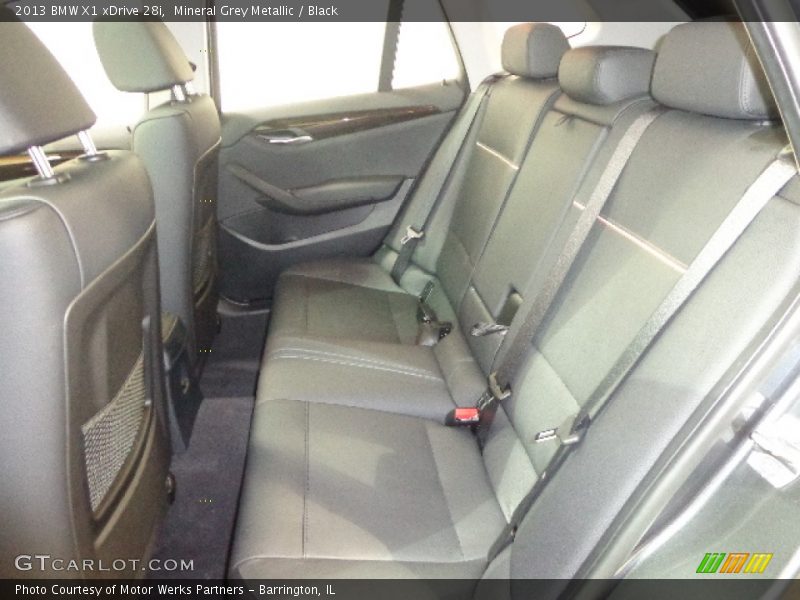 Mineral Grey Metallic / Black 2013 BMW X1 xDrive 28i