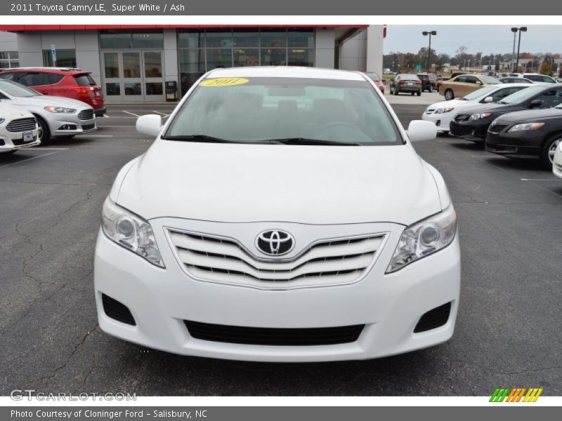 Super White / Ash 2011 Toyota Camry LE