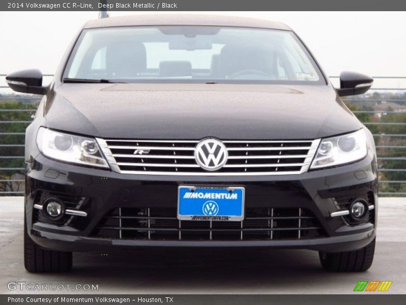 Deep Black Metallic / Black 2014 Volkswagen CC R-Line