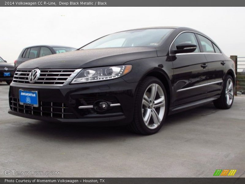 Deep Black Metallic / Black 2014 Volkswagen CC R-Line