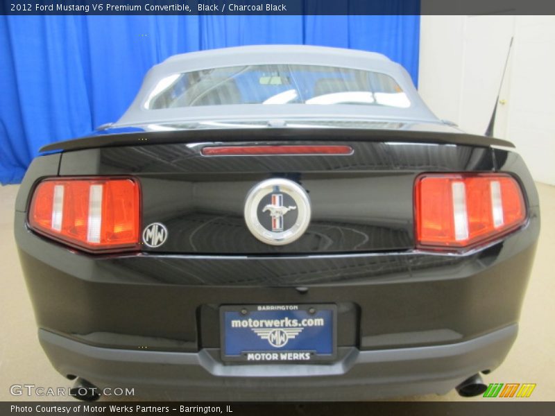 Black / Charcoal Black 2012 Ford Mustang V6 Premium Convertible
