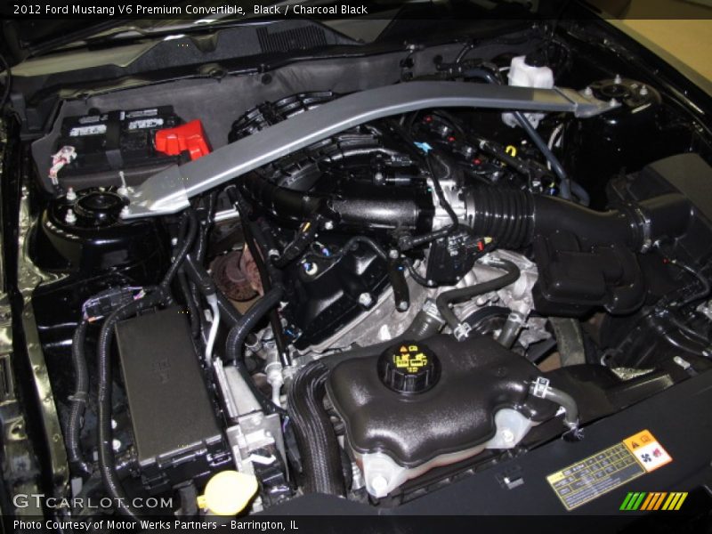 Black / Charcoal Black 2012 Ford Mustang V6 Premium Convertible