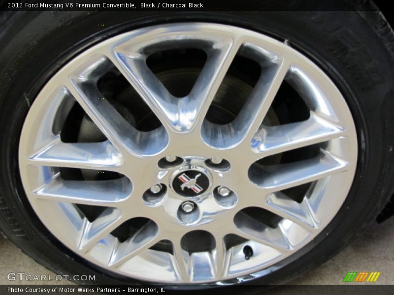 Black / Charcoal Black 2012 Ford Mustang V6 Premium Convertible