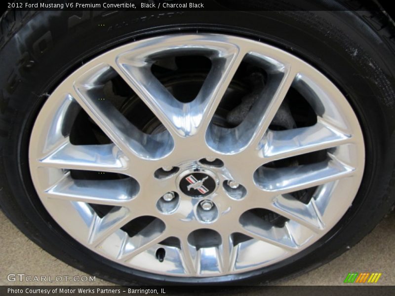Black / Charcoal Black 2012 Ford Mustang V6 Premium Convertible