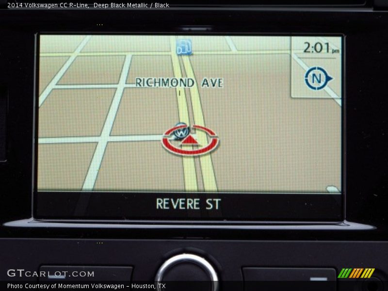Navigation of 2014 CC R-Line